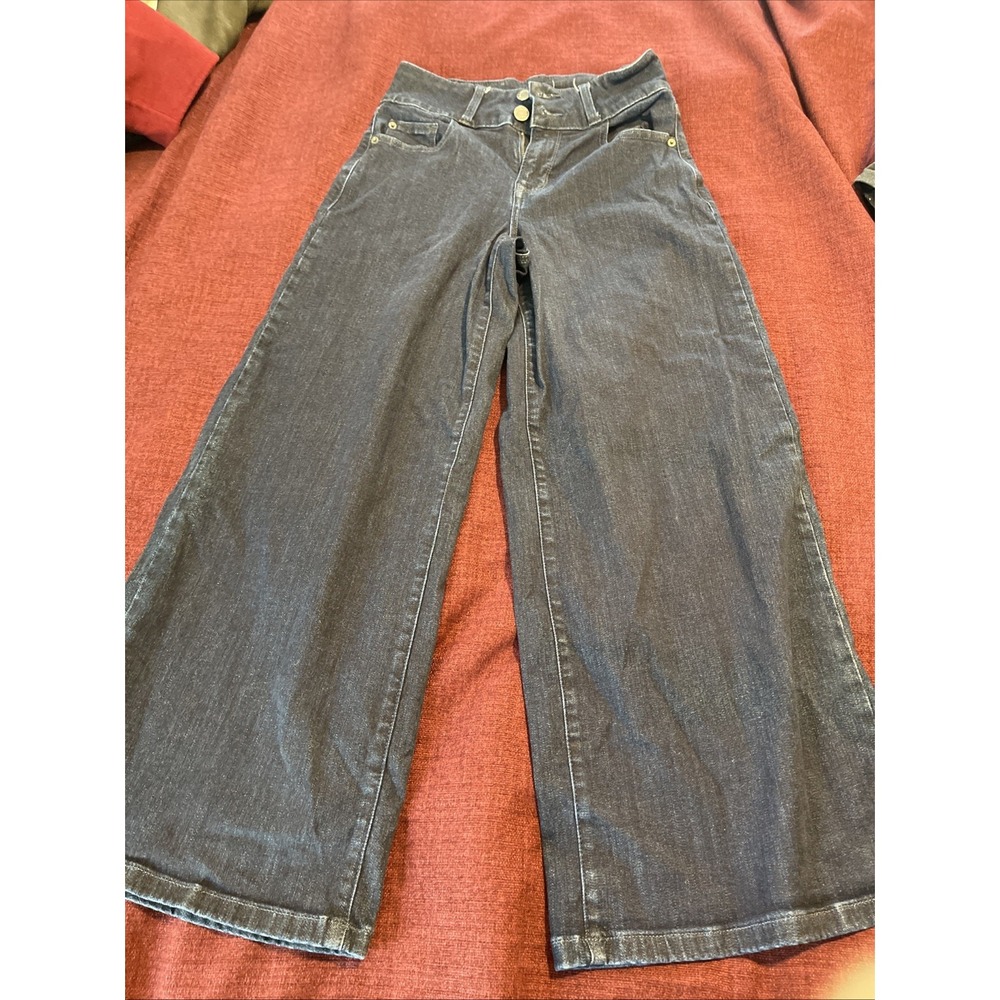 Disclosed Women Rue Monge Wide Legs Jeans Size 0 Blue